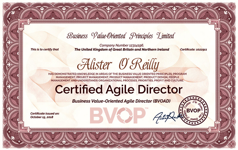 Program Director certificate