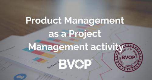 Product Management As Project Management Activity